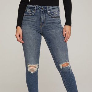 Good American l Good Legs Crop Jeans BLUE261
